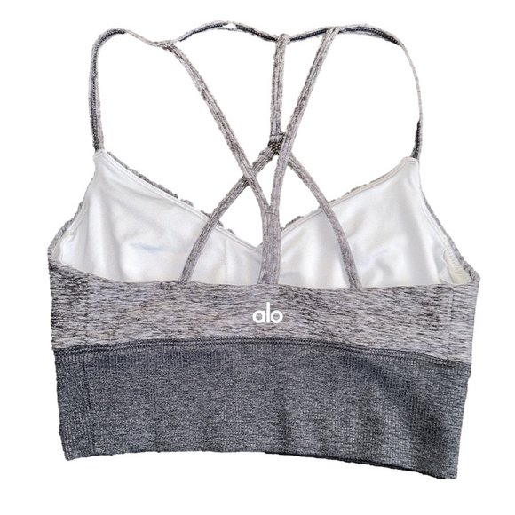 ALO Yoga Other - COPY - alo yoga size xs gray two tone cross cross sports bra